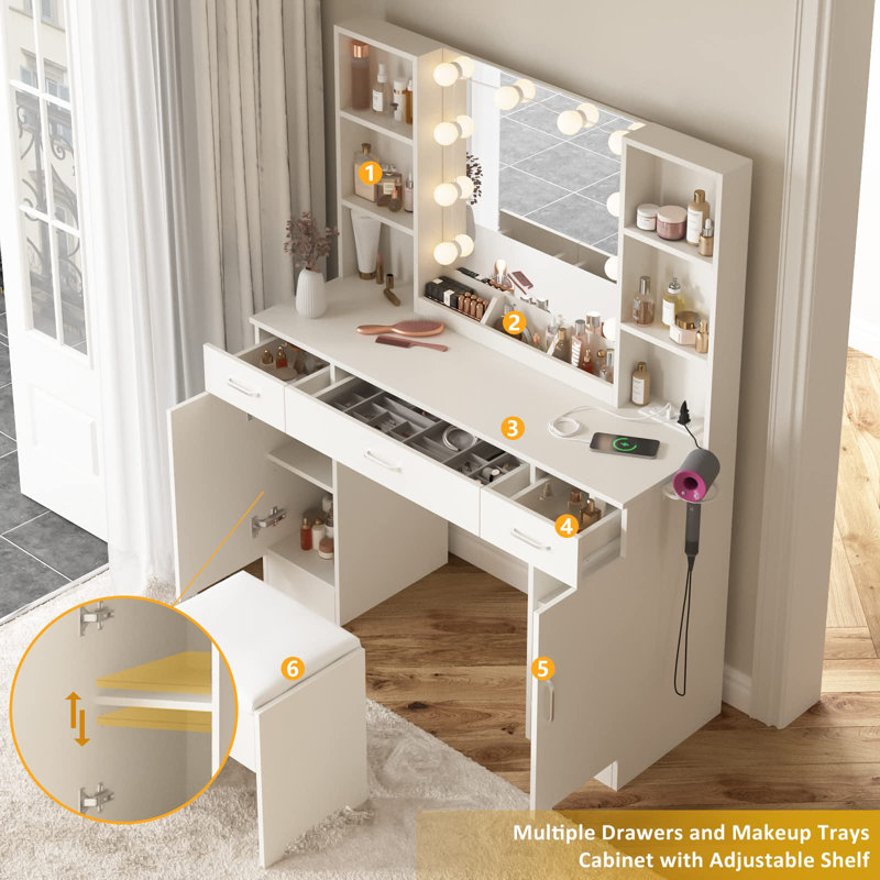 Latitude Run® Ozen Vanity & Reviews | Wayfair